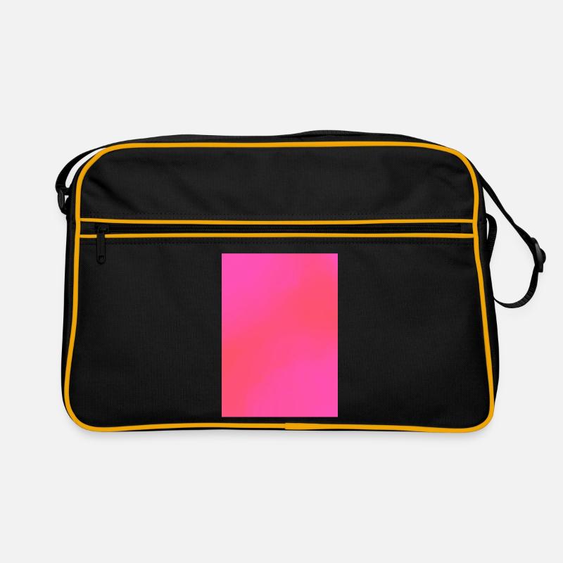 Gradient - pink red customizable Retro Bag