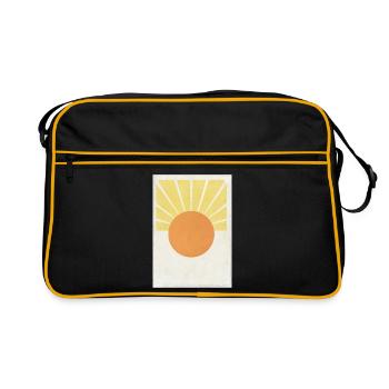 Sun - Retro Bag - black/gold - Front
