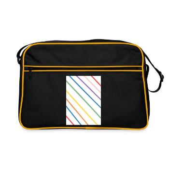 Créativité-Temps - Sac Retro - noir/or - Devant