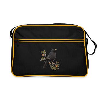Blackbird - Retro Bag - black/gold - Front