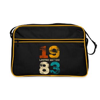 Édition limitée 1983 Cadeau d’anniversaire - Sac Retro - noir/or - Devant
