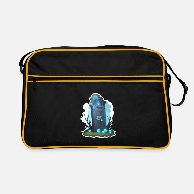 Halloween Grabstein Retro Tasche