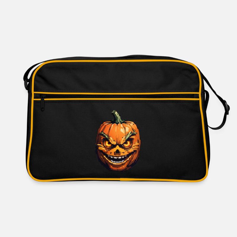 Halloween Pumpkin Retro Bag