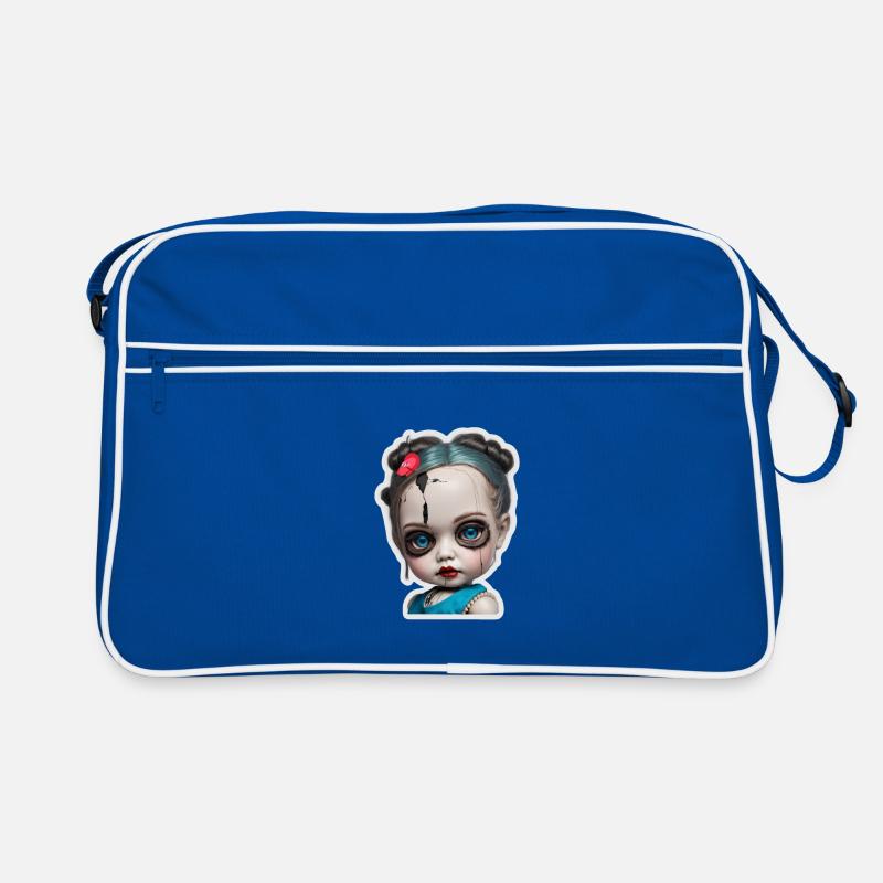 Poupée effrayante d’Halloween Sac Retro