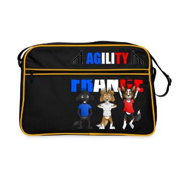 Agility France - Sac Retro - noir/or - Devant