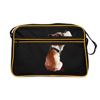 Sketchy Boxer - Retro Bag - black/gold - Front
