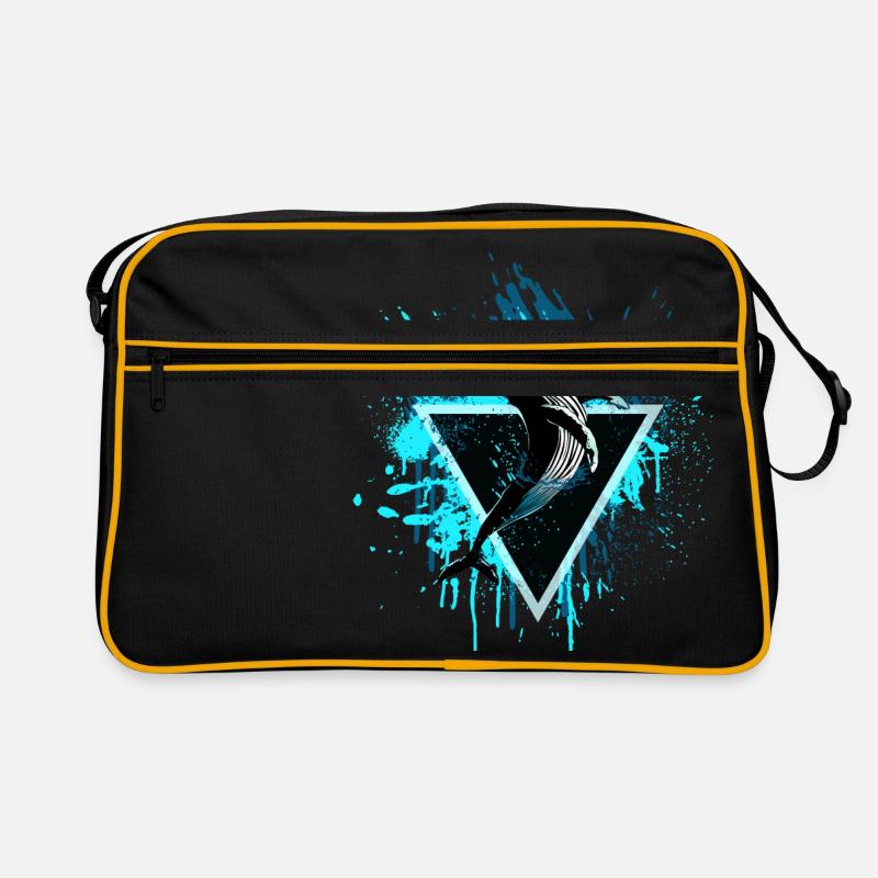 Baleine avec triangle Sac Retro