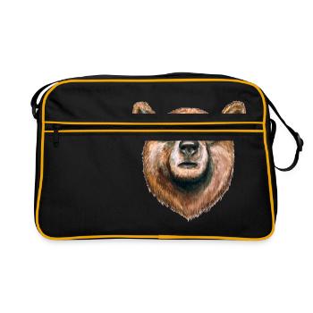 bear - Retro Bag - black/gold - Front