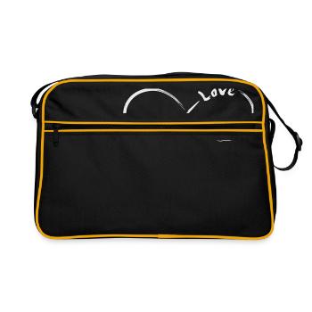 Infinity Love - Retro Bag - black/gold - Front