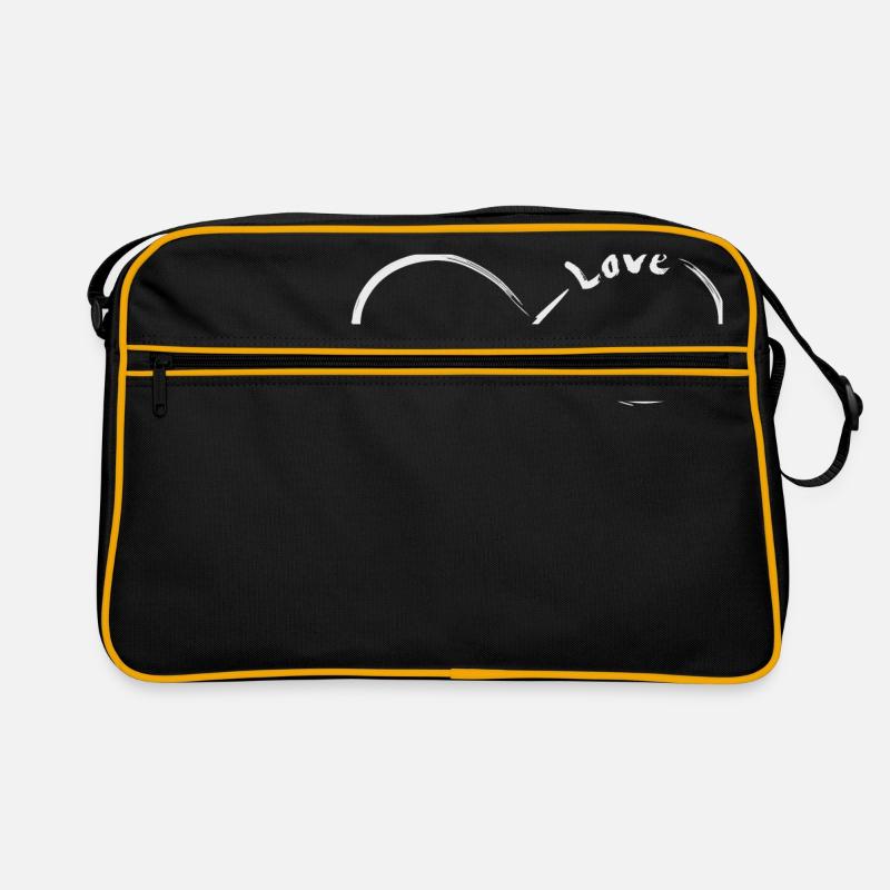 Unendlichkeit Love Retro Tasche