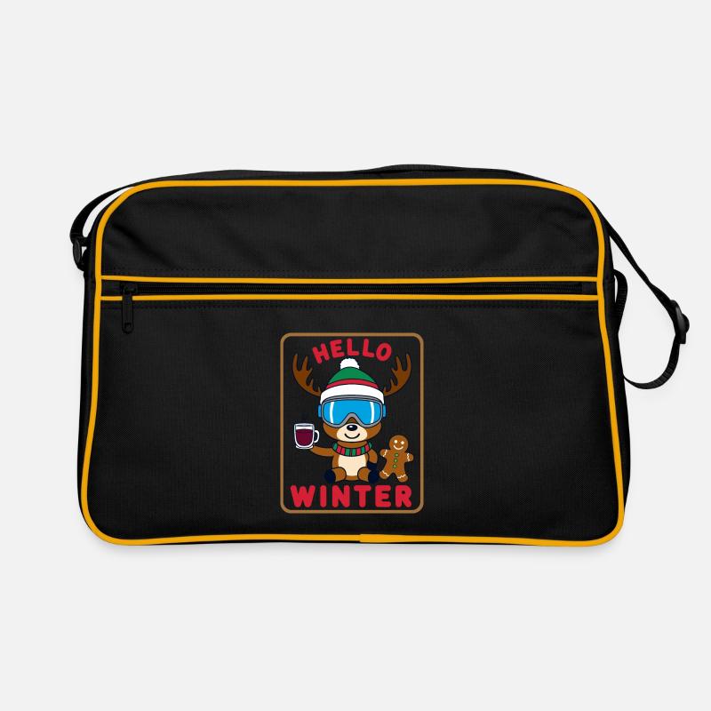 Cute Reindeer Retro Bag