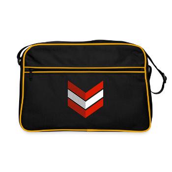 Austria Flag Austria Austrian Flag AT - Retro Bag - black/gold - Front