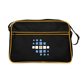 Argentina Flag South America Argentine Flag - Retro Bag - black/gold - Front