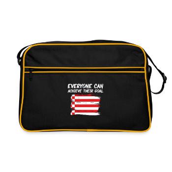 Bremen Flag Bremen Flag - Retro Bag - black/gold - Front