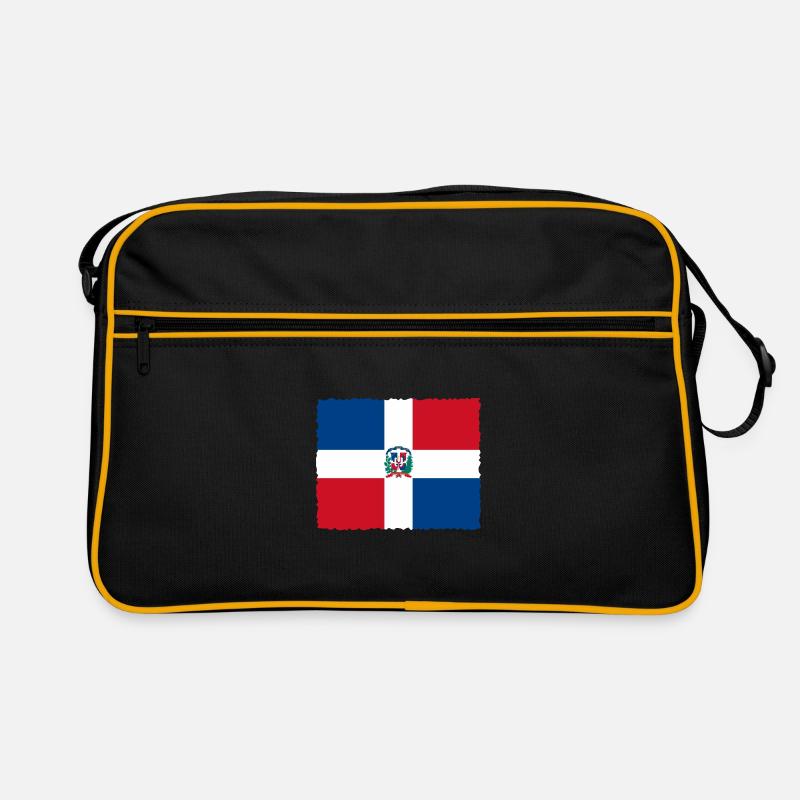 République dominicaine drapeau Dom Rep drapeau Voyage Sac Retro