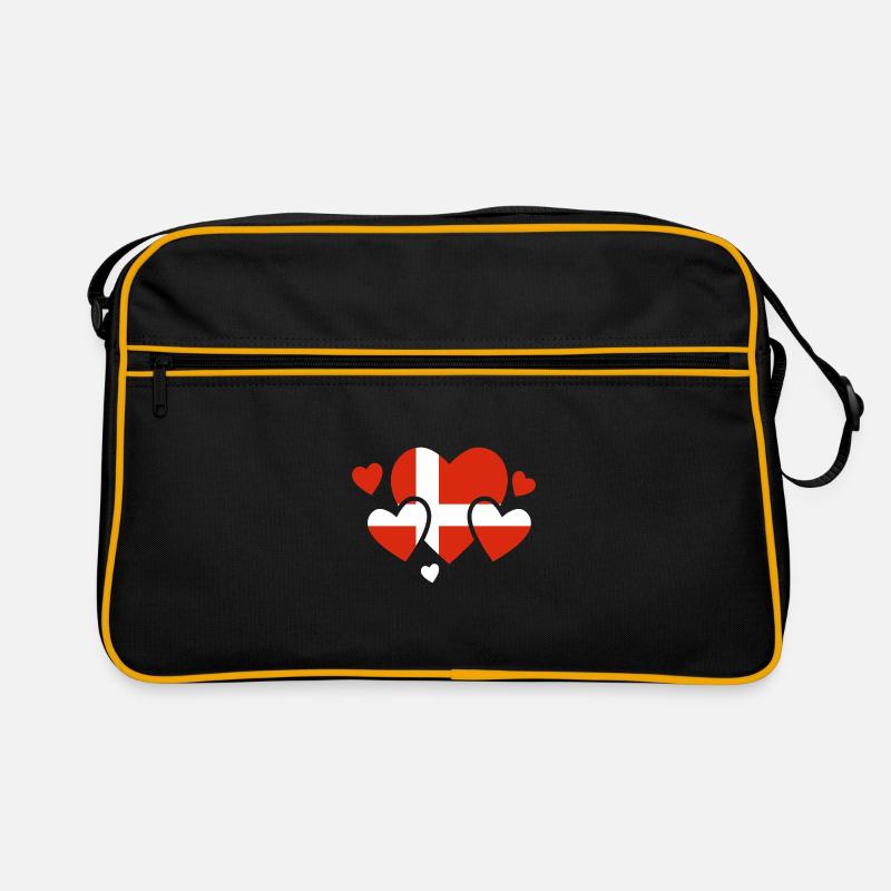 Drapeau du Danemark Scandinavie Drapeau du Danemark Voyage Sac Retro
