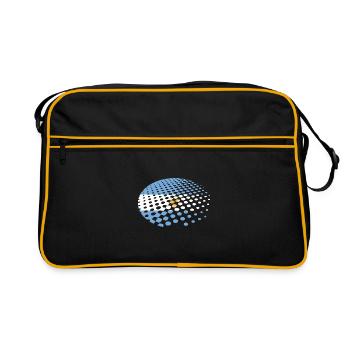 Argentina Flag South America Argentine Flag - Retro Bag - black/gold - Front