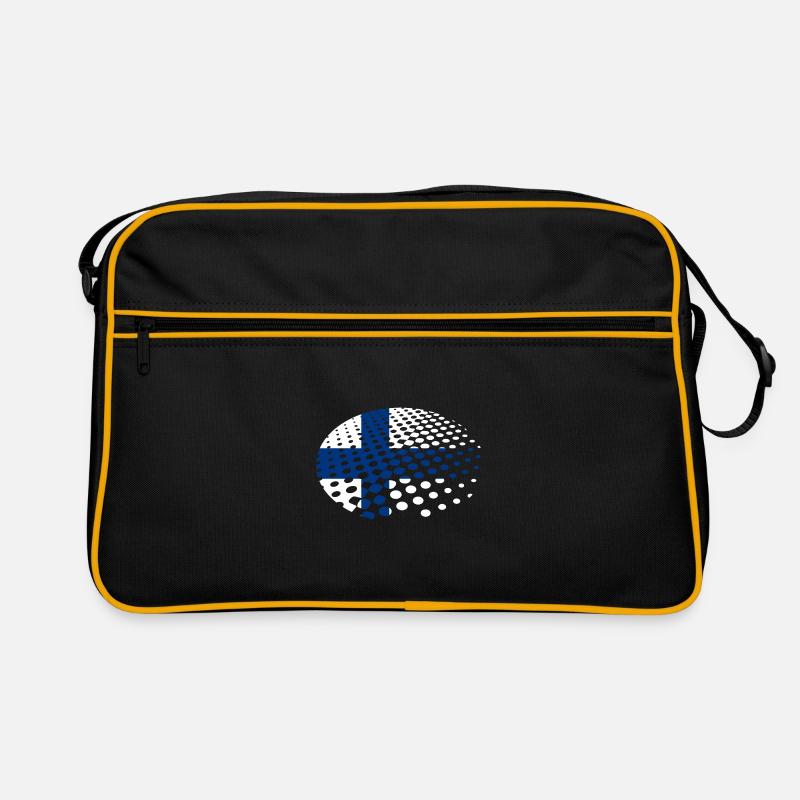 Finlande Drapeau Suomi Drapeau finlandais utilisé Look Sac Retro