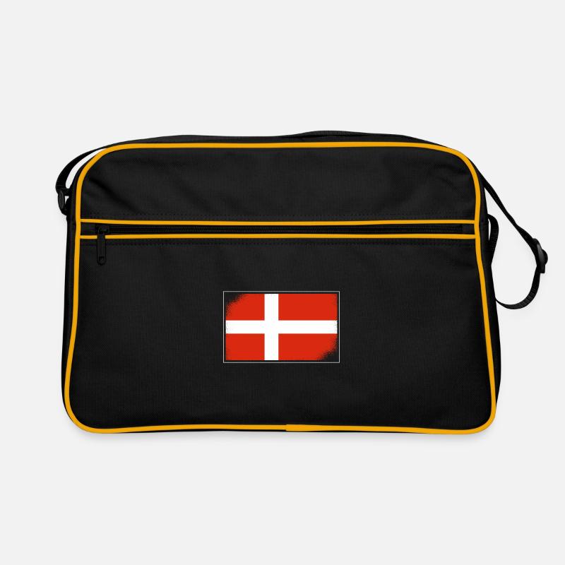 Drapeau du Danemark Scandinavie Drapeau du Danemark Voyage Sac Retro