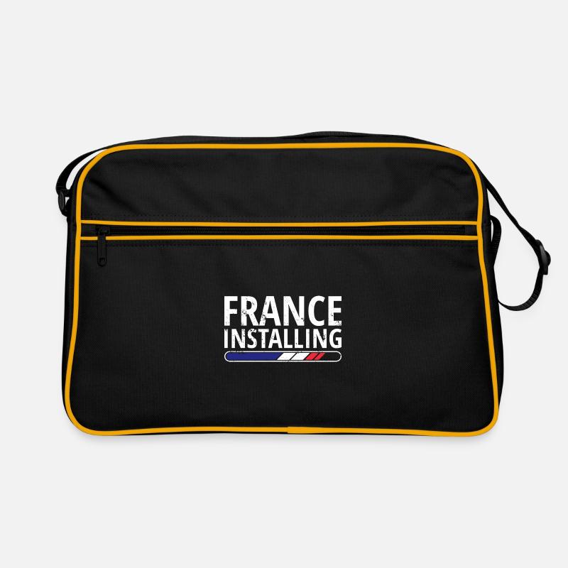 Drapeau France look usé drapeau français Sac Retro