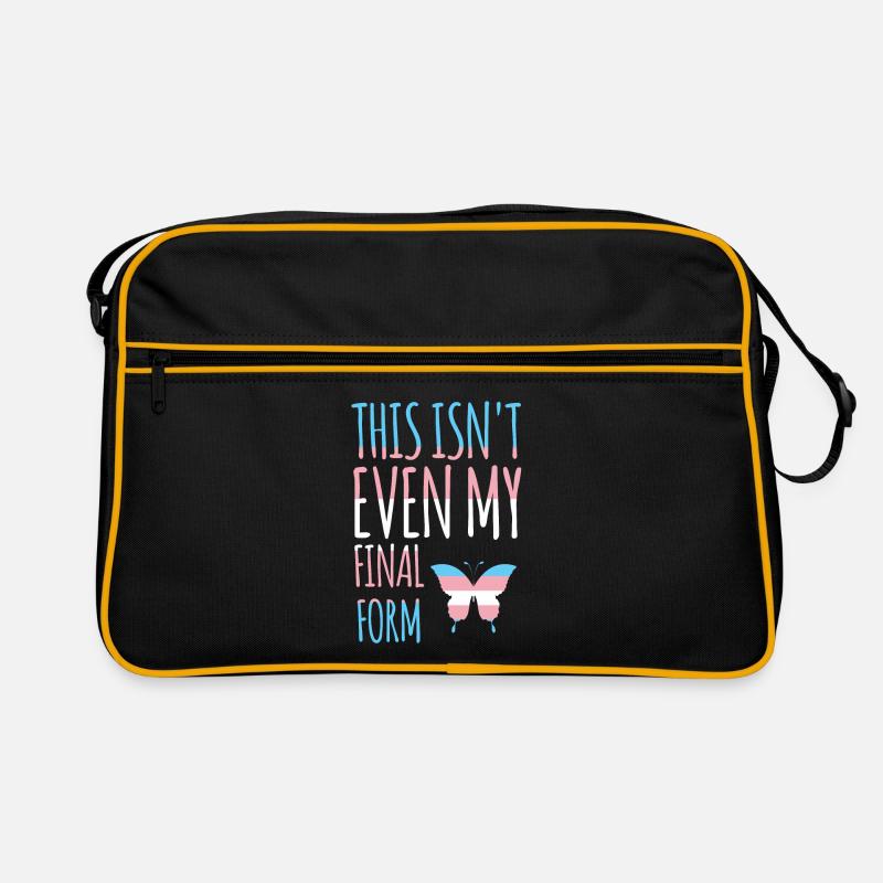 LGBT Pride Month - Transgender - Retro Tasche - Schwarz/Gold