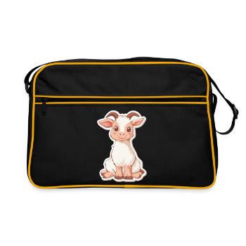 Chèvre - Sac Retro - noir/or - Devant