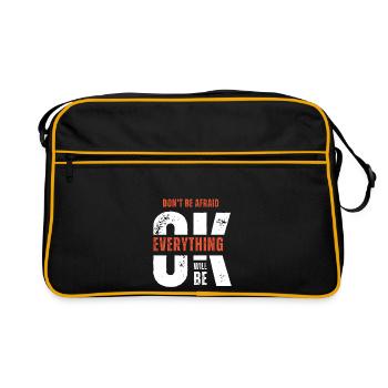 Restez fort - Sac Retro - noir/or - Devant