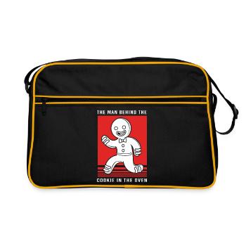 Futurs papas, futurs pères - Sac Retro - noir/or - Devant