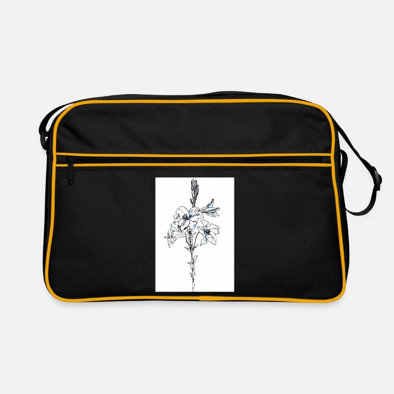 Lys bleus Sac Retro