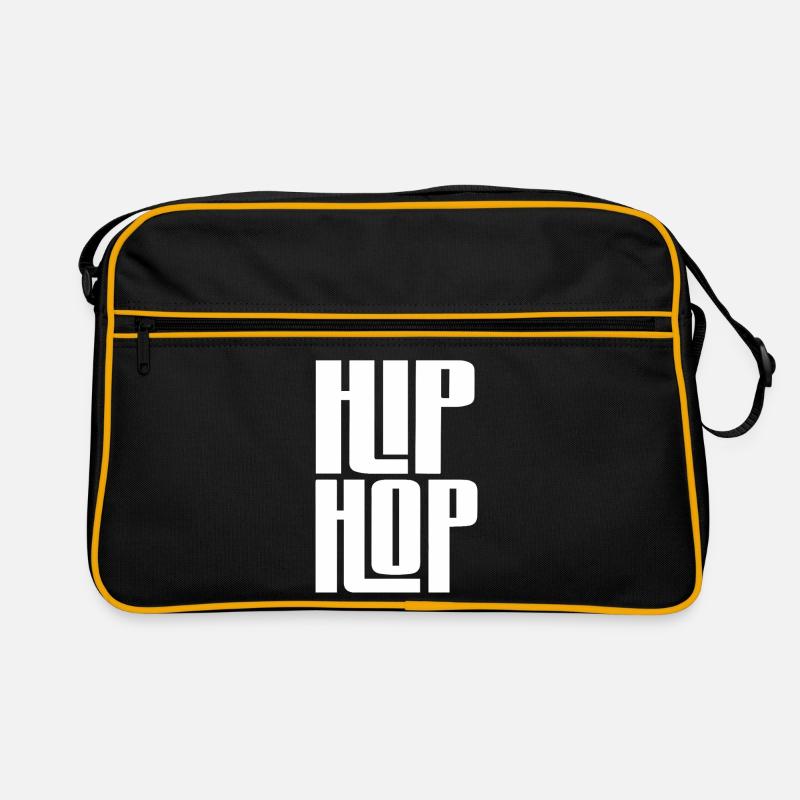 Hip Hop Bold Block Typography Retro Bag