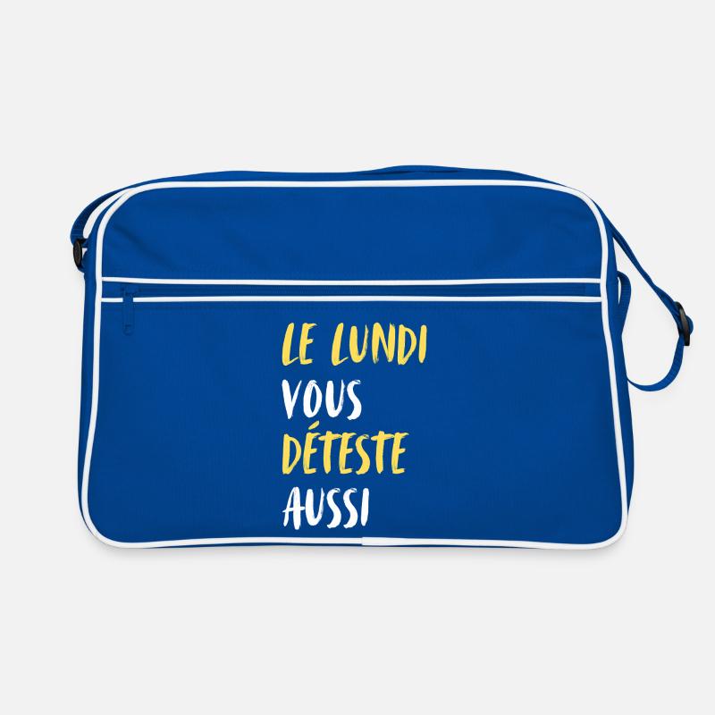 Le Lundi Vous Déteste Aussi J'aime Pas Le Lundi Sac Retro