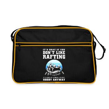 Rafting Kayaking Kayaking Paddle Boat - Retro Bag - black/gold - Front