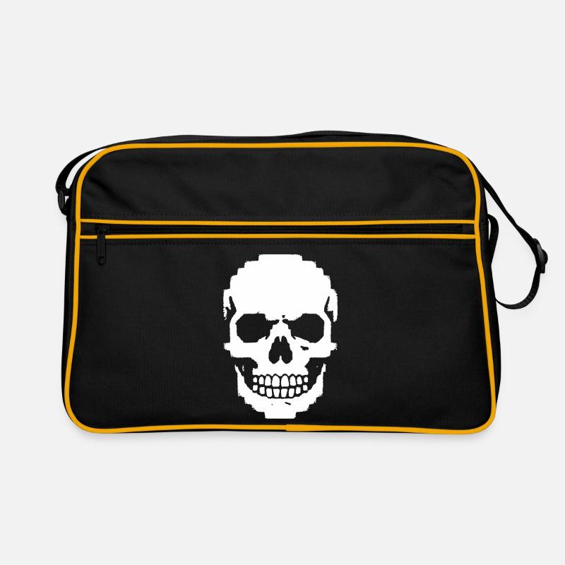 Crâne Pixel Crâne 8-Bits Sac Retro