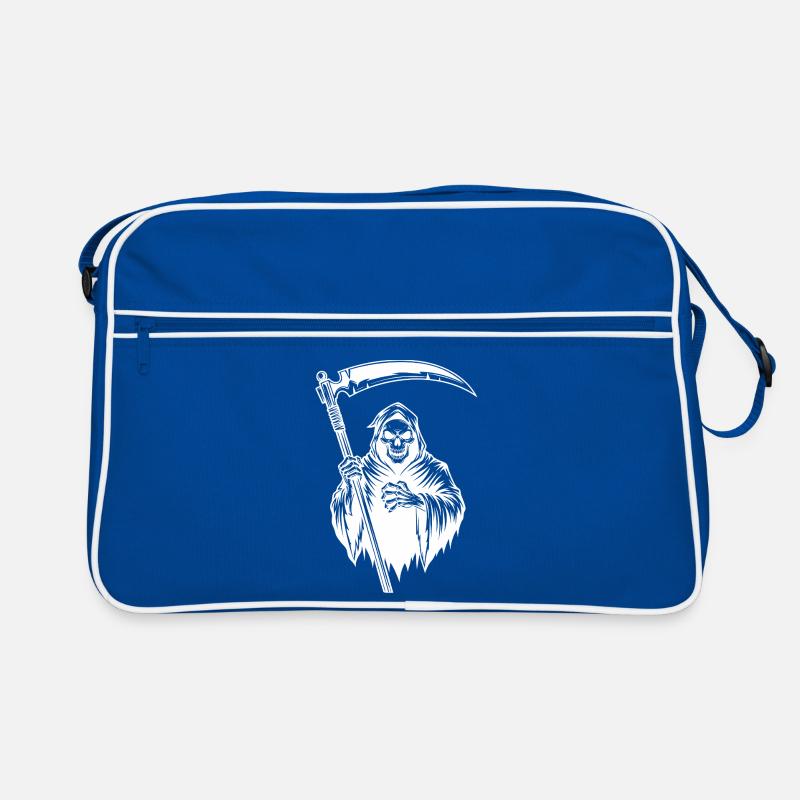 Der Sensenmann Reaper Design Skull Version Retro Tasche