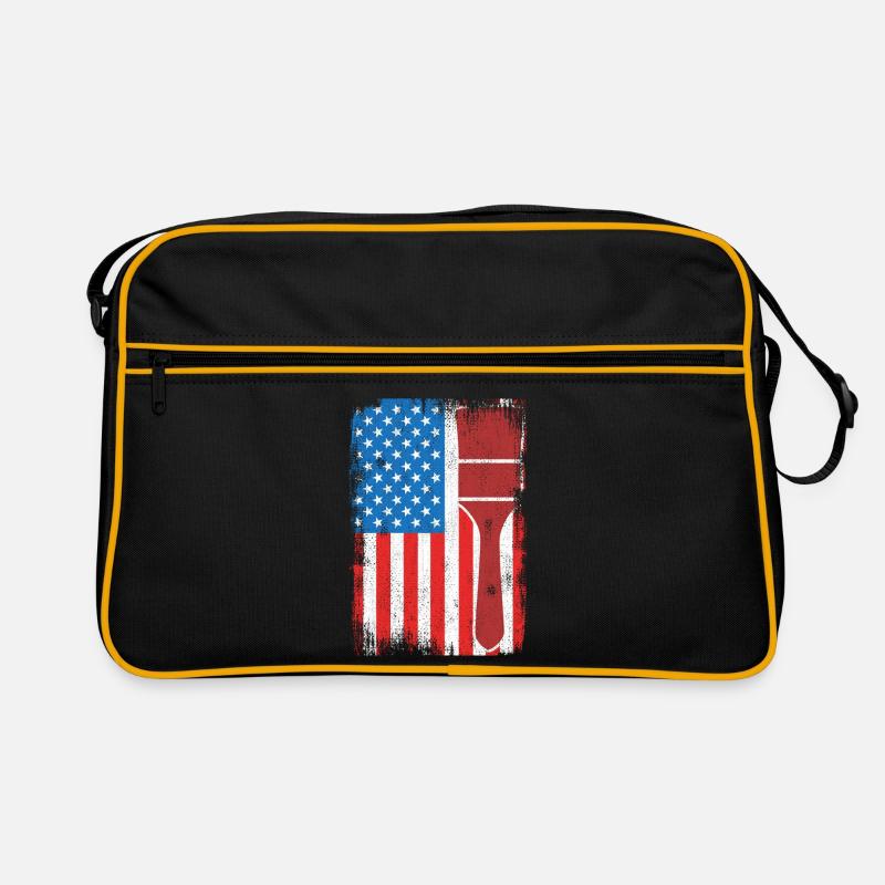 U.S. Patriotic Painter Retro Bag