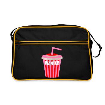 Milkshake wanted - Retro Bag - black/gold - Front