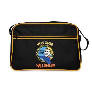 Steig ein bei Losers Skull Drive Wir retten Halloween - Retro Tasche - Schwarz/Gold - Vorne