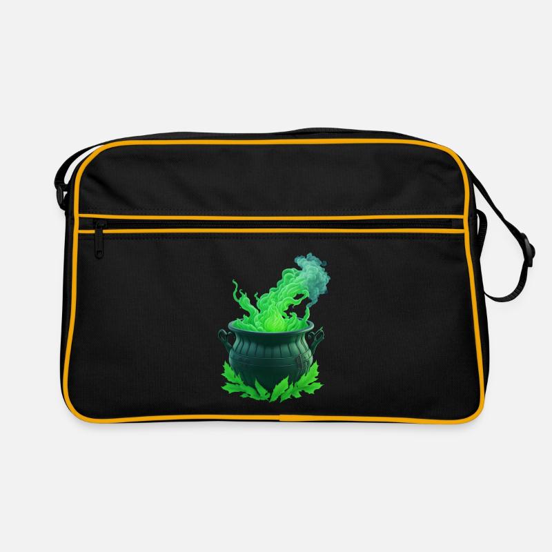 Witch's Cauldron Halloween Retro Bag