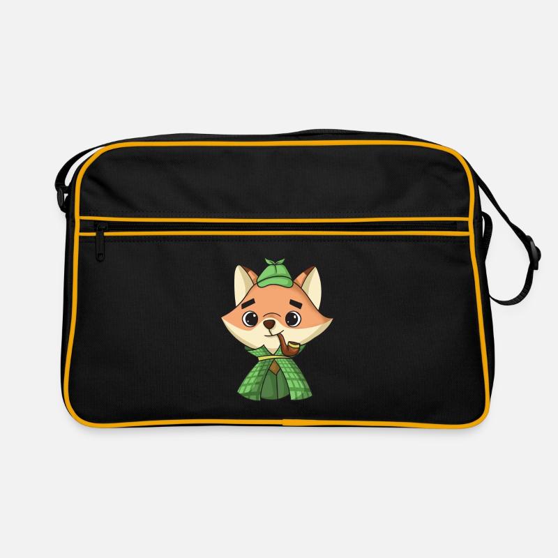 Fuchs-Detektiv Retro Tasche