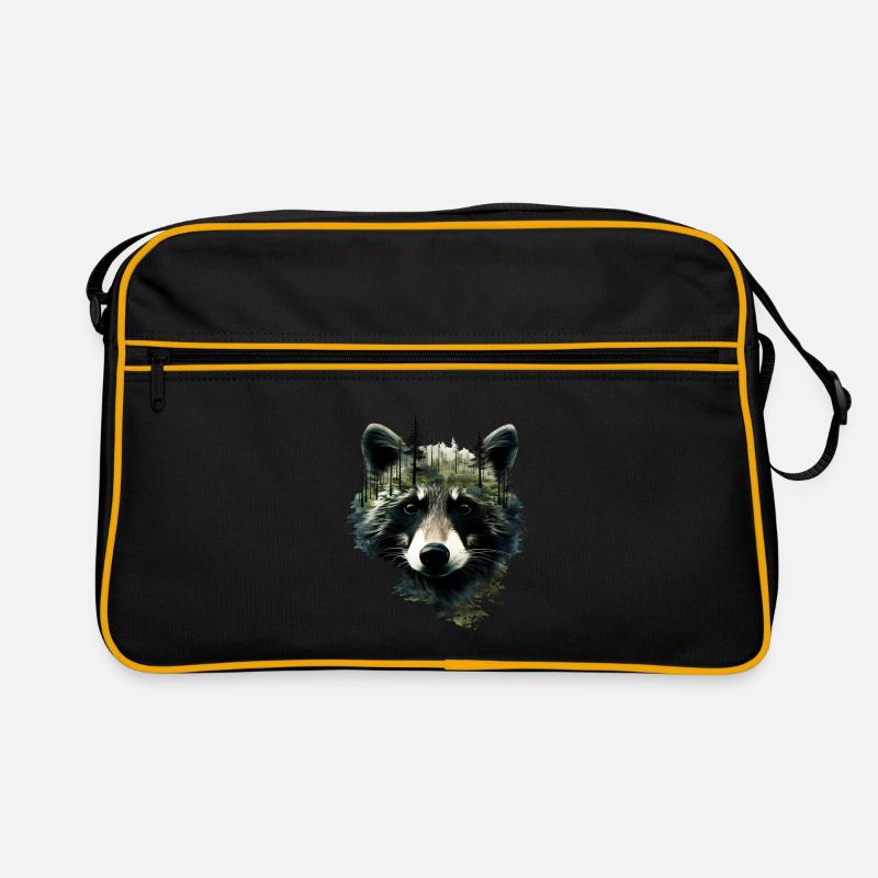 Raccoon Retro Bag