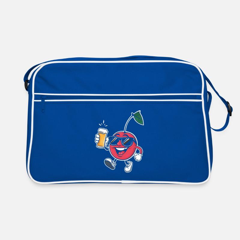 Kirsche Bier Retro Tasche