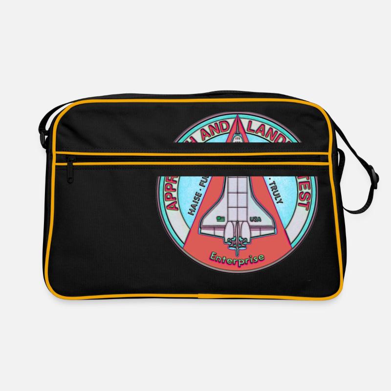 Enterprise 1977 - Retro Tasche - Schwarz/Gold