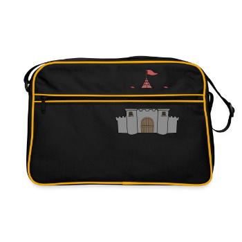 Castle - Retro Bag - black/gold - Front