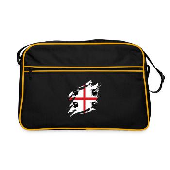 Sardinia flag Sardinian flag Sardegna flag - Retro Bag - black/gold - Front
