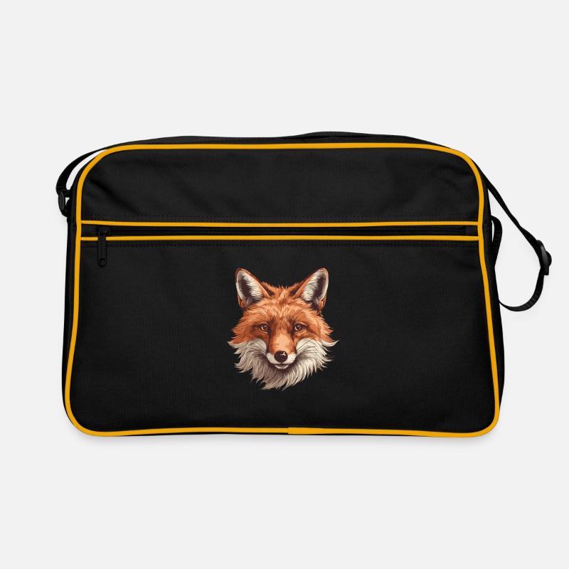 Fox Head Forest Nature animale Sac Retro
