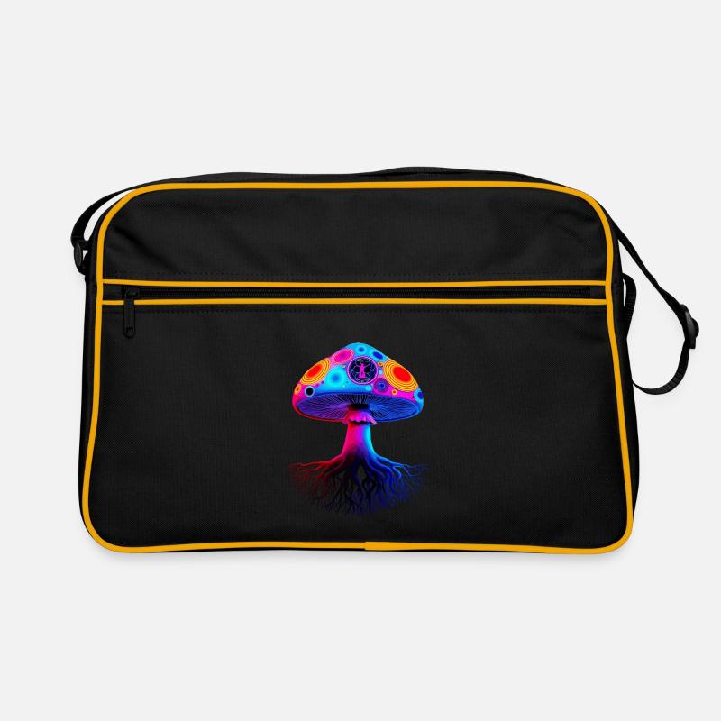 Psychedelic Mushroom Retro Bag