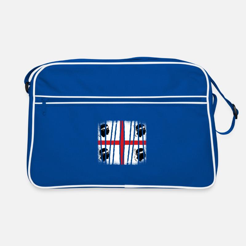 Drapeau de la Sardaigne Drapeau sarde Drapeau de la Sardaigne Sac Retro