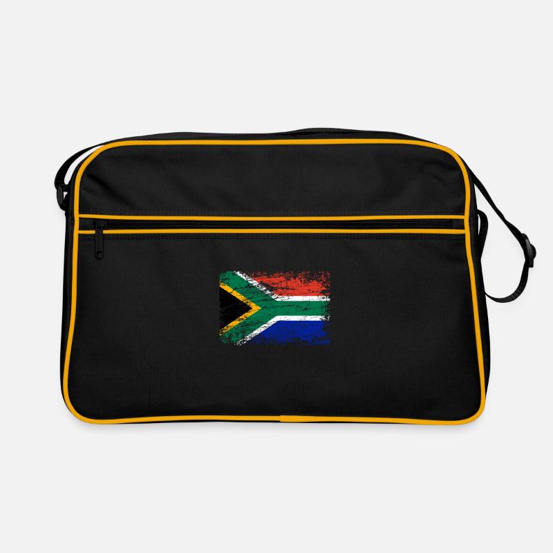 Afrique du Sud drapeau vintage utilisé look Afrique Sac Retro