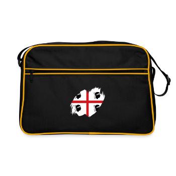 Sardinia Flag Sardinian Flag Sardegna Flag - Retro Bag - black/gold - Front