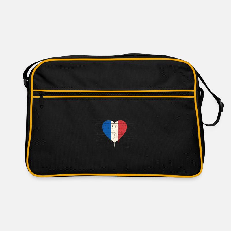France Drapeau utilisé Look Drapeau français Sac Retro